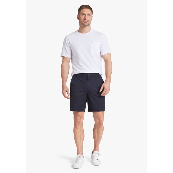 Chaps Men's & Big Men's Flat Front Shorts, Sizes 30-42, 8" Inseam