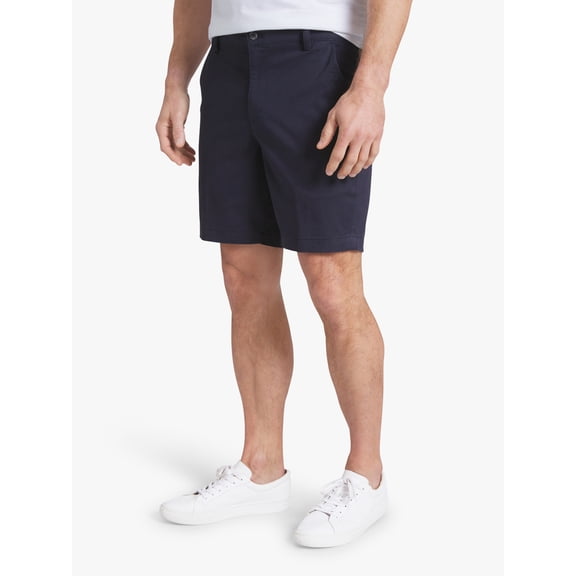 Chaps Men's & Big Men's Flat Front Shorts, Sizes 30-42, 8" Inseam
