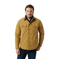 Chaps Mens Fleece Lined Classic Shirt Jacket Deals