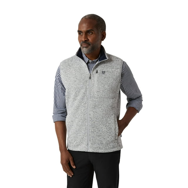 Chaps Men's & Big Men's Fleece Sweater Vest