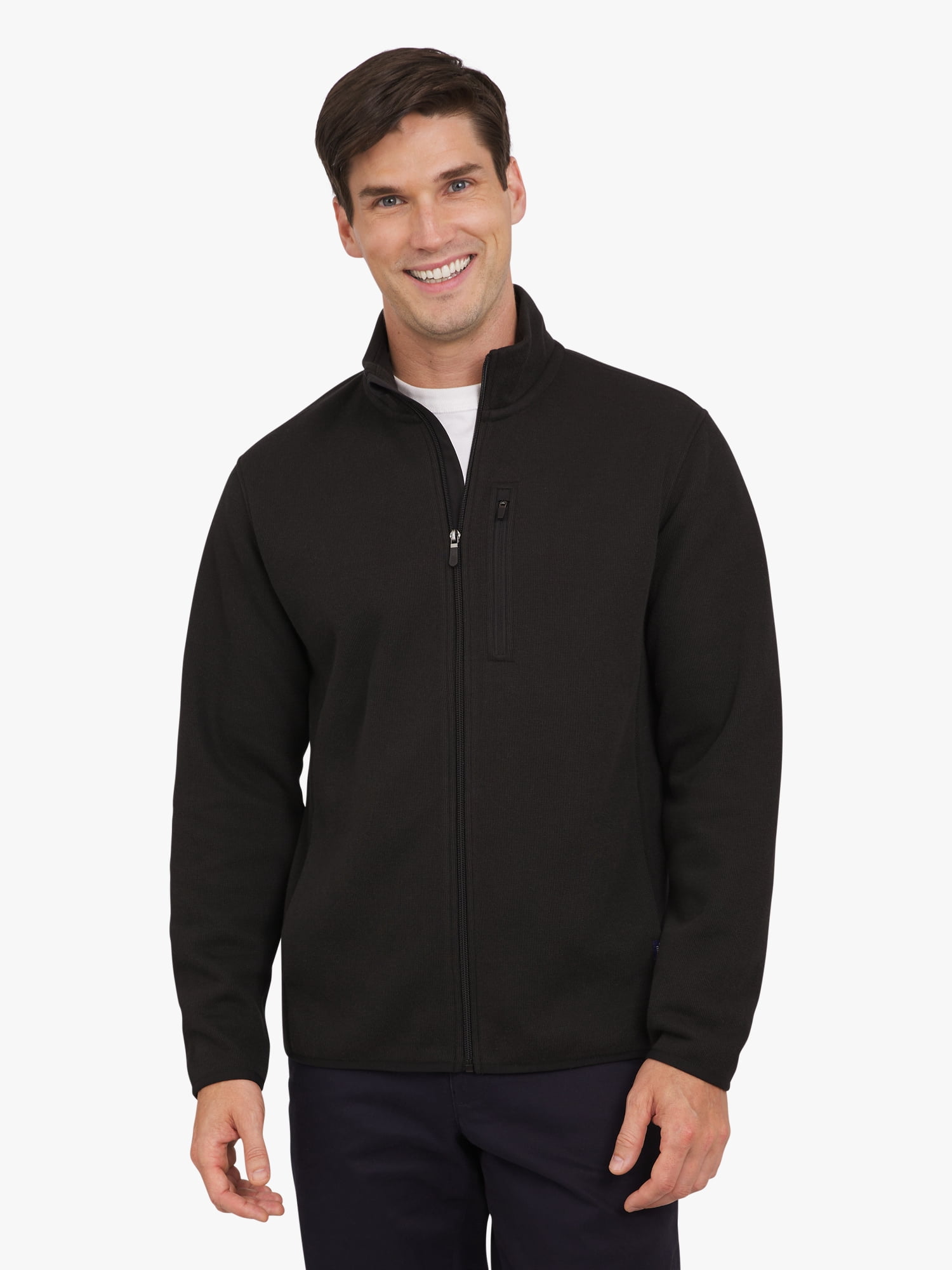 Chaps Men's & Big Men's Full Zip Fleece Sweater, Sizes S-2XL