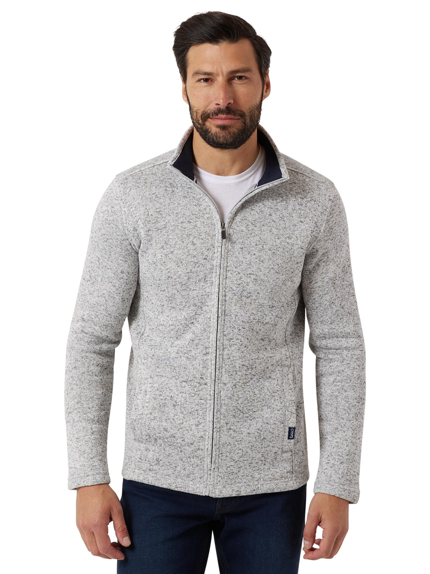 Chaps Men's & Big Men's Full Zip Sweater Fleece - image 1 of 7
