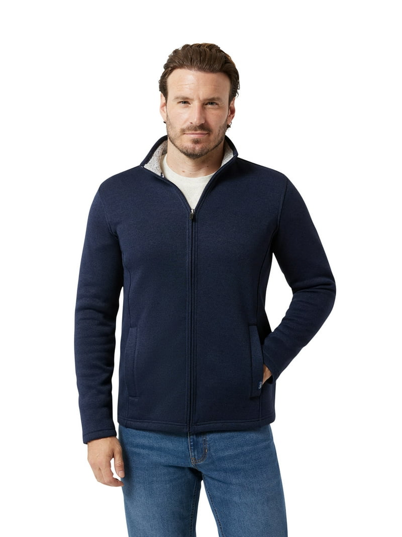 Chaps Men's Big Men's Full Zip Sweater Fleece