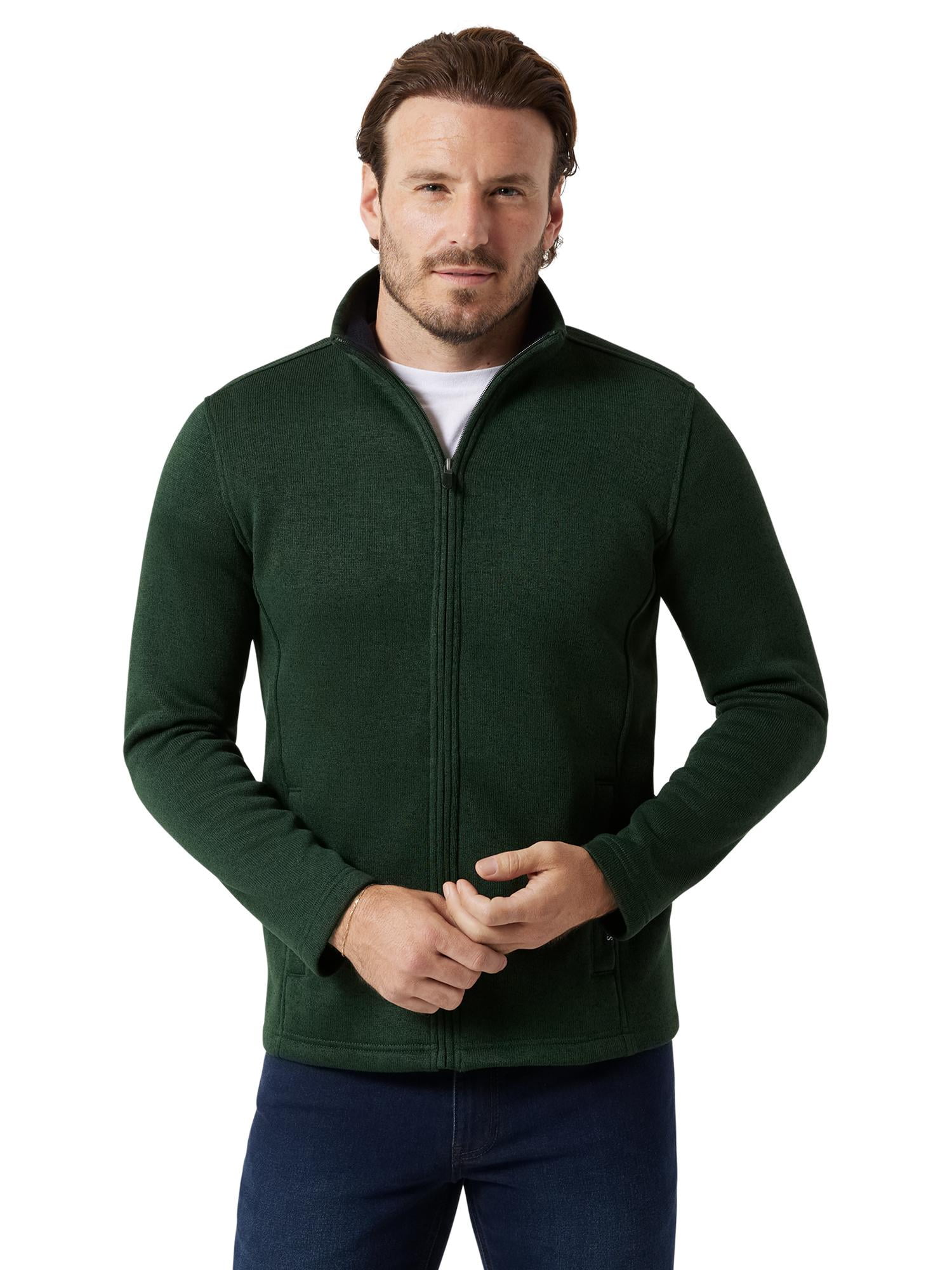 Sweater with full best sale zipper