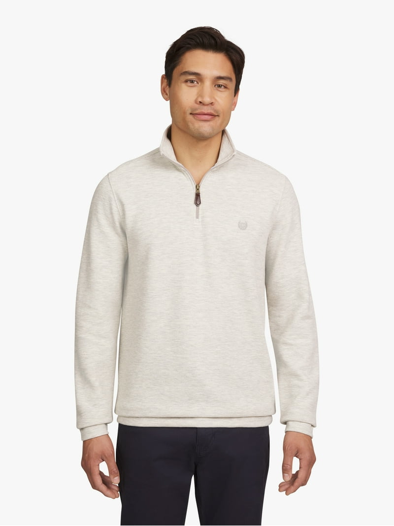 Chaps Men's & Big Men's Jaspe Quarter Zip Sweater, Sizes S-3XL