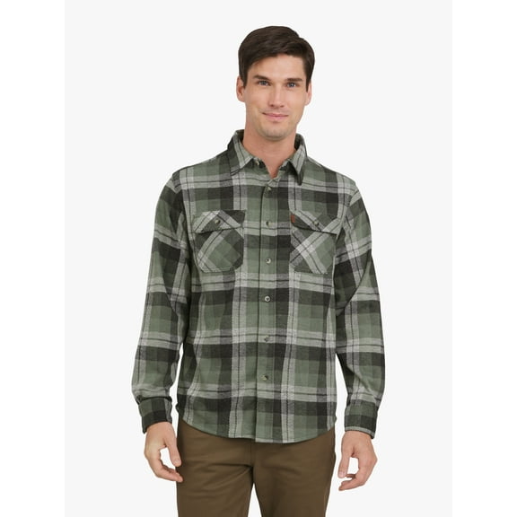 Chaps Men's & Big Men's Lakeland Flannel Shirt, Sizes S-3XL