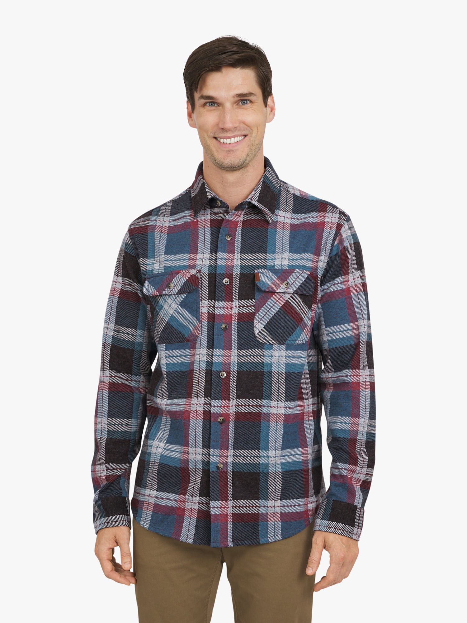 Chaps Men's & Big Men's Lakeland Flannel Shirt, Sizes S-3XL