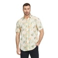 Chaps Men's & Big Men's Linen Blend Shirt with Short Sleeves, Sizes S ...