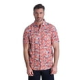 Chaps Men's & Big Men's Linen Blend Shirt with Short Sleeves, Sizes S ...