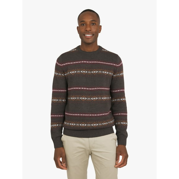 Chaps Men's & Big Men's Long Sleeve Crewneck Sweater, Sizes S-3XL