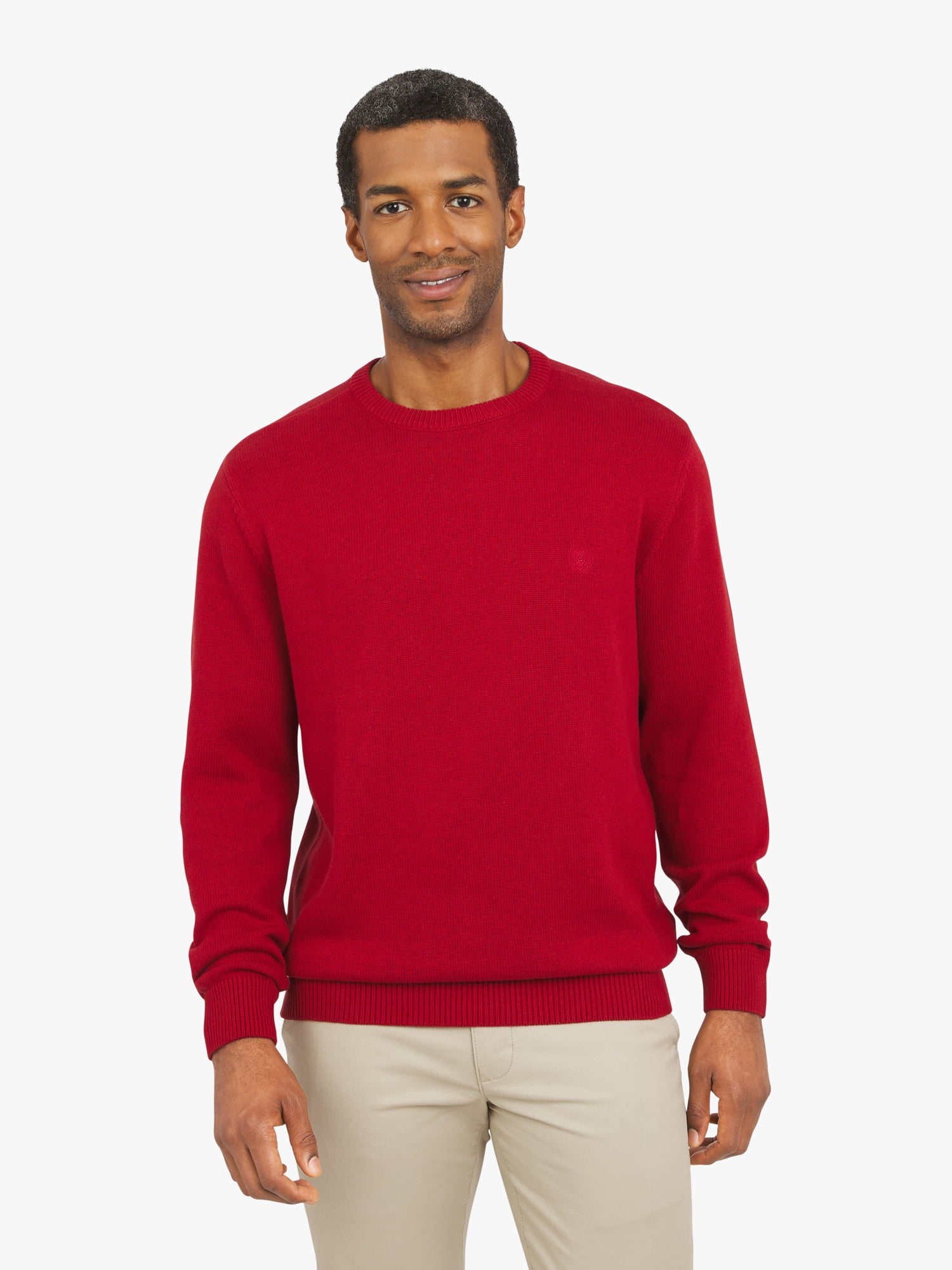 Chaps Men's & Big Men's Long Sleeve Crewneck Sweater, Sizes S-3XL