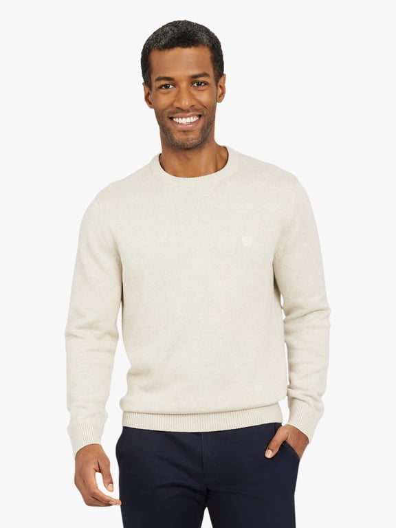 Men's & Big Men's Long Sleeve Crewneck Sweater, Sizes S-3XL