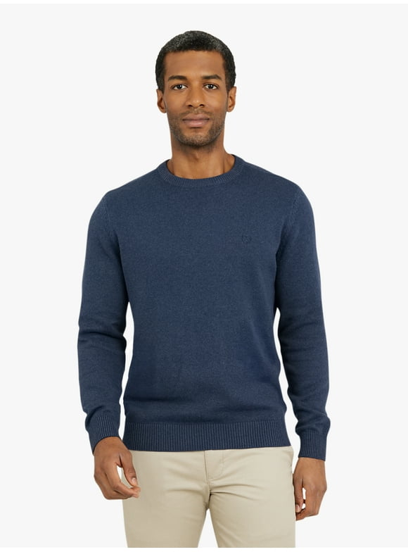 Men's & Big Men's Long Sleeve Crewneck Sweater, Sizes S-3XL