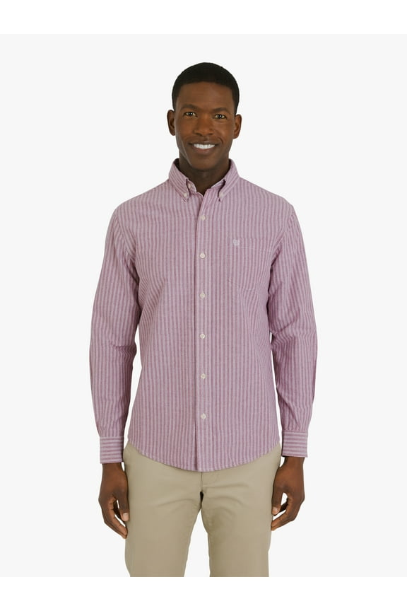 Men's and Big Men's Long Sleeve Oxford Woven Shirt