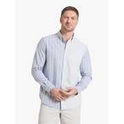 Men's & Big Men's Long Sleeve Oxford Woven Shirt, Sizes S-3XL