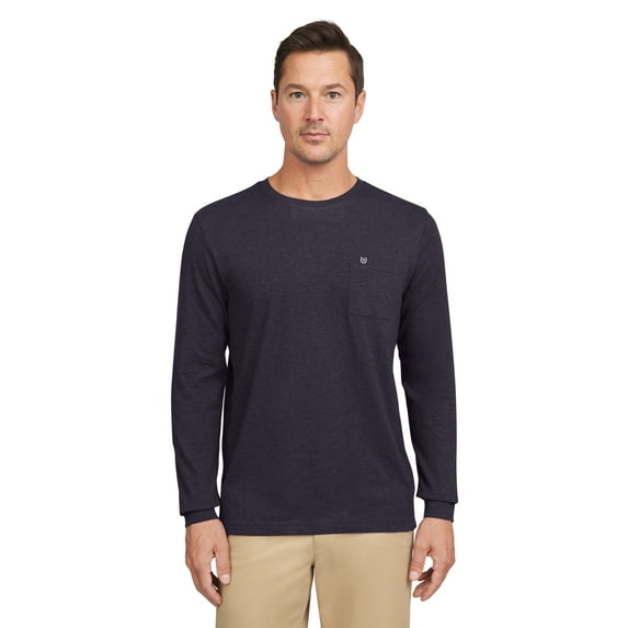 Chaps Men's & Big Men's Long Sleeve Slub Jersey T-Shirt, Sizes S-2XL