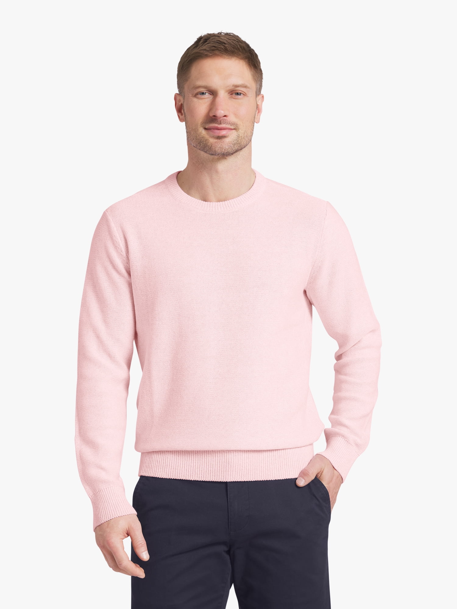 Chaps Men's & Big Men's Long Sleeve Crewneck Sweater, Sizes S-3XL