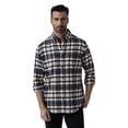thumbnail image 1 of Chaps Men's & Big Men's Long Sleeve Stretch Button Down Flannel Shirt, 1 of 5