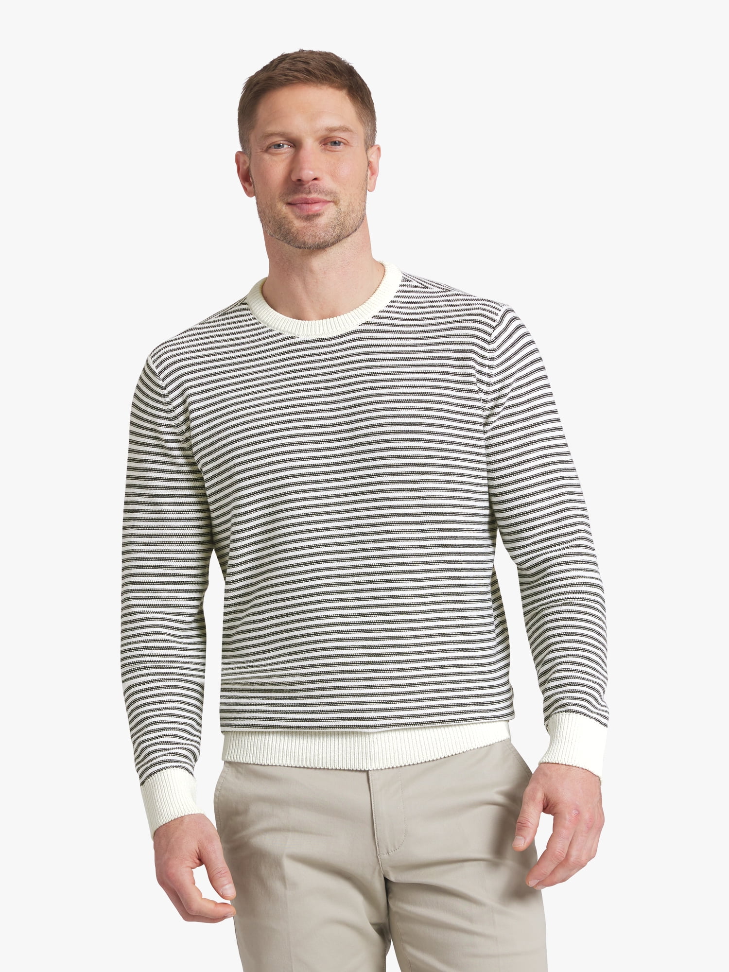 Chaps Men's & Big Men's Long Sleeve Crewneck Sweater, Sizes S-3XL