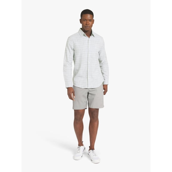 Chaps Men's & Big Men's Long Sleeve Texured Woven Shirt, Sizes S-3XL