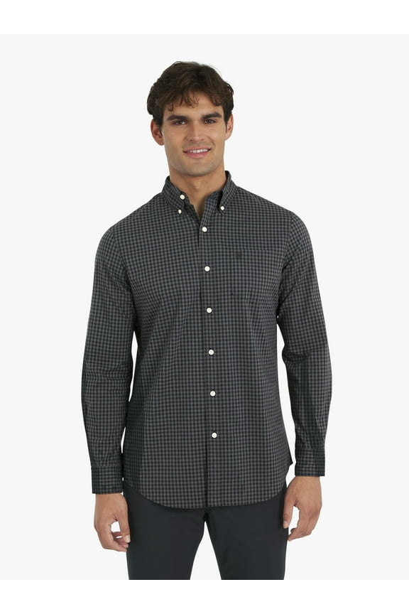 Men's & Big Men's Long Sleeve Woven Shirt, Sizes S-3XL