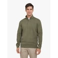 thumbnail image 1 of Chaps Men's & Big Men's Mini Ottoman Quarter Zip Sweater, Sizes S-3XL, 1 of 8