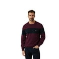 thumbnail image 1 of Chaps Men's & Big Men's Original Cotton Crewneck Color Block Sweater, 1 of 7