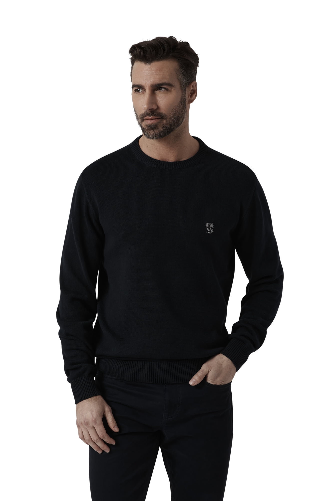 Chaps Men's & Big Men's Original Crewneck Solid Sweater