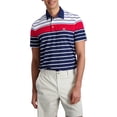thumbnail image 1 of Chaps Men's & Big Men's Performance Golf Striped Polo, Up to 3XL, 1 of 2