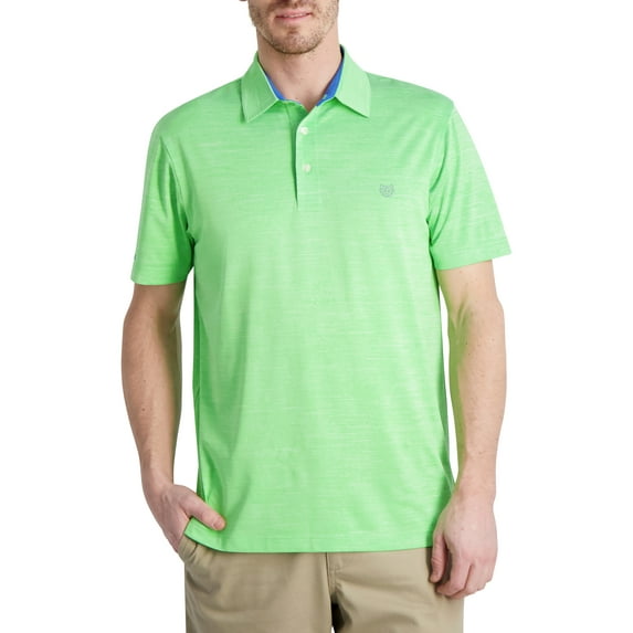 Chaps Men's & Big Men's Performance Space Dye Polo, Up to 3XL