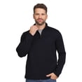 thumbnail image 1 of Chaps Men's & Big Men's Quarter Zip Fleece Sweater Gift Box Set, Sizes S-2XL, 1 of 9