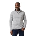 Chaps Men's & Big Men's Quarter Zip Mock Neck Sweater Fleece