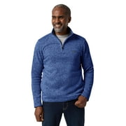 Chaps Men's & Big Men's Quarter Zip Mock Neck Sweater Fleece