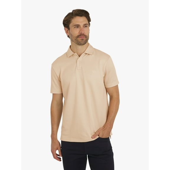 Chaps Men's & Big Men's Rockland Textured Short Sleeve Polo, Sizes S-3XL