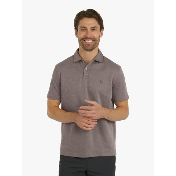 Chaps Men's & Big Men's Rockland Textured Short Sleeve Polo, Sizes S-3XL