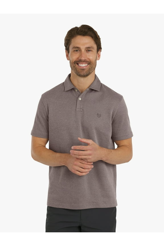 Men's & Big Men's Rockland Textured Short Sleeve Polo, Sizes S-3XL