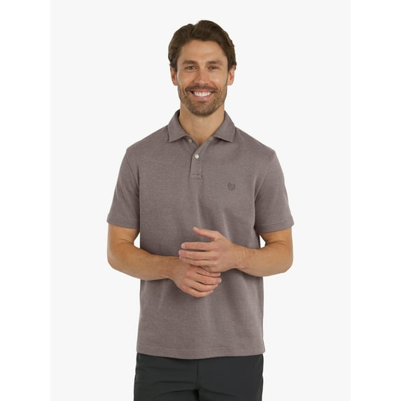 Chaps Men's & Big Men's Rockland Textured Short Sleeve Polo, Sizes S-3XL
