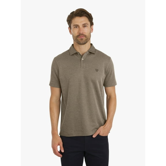 Chaps Men's & Big Men's Rockland Textured Short Sleeve Polo, Sizes S-3XL
