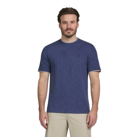 Chaps Men's & Big Men's Seacoast Wash Crew Neck T-Shirt with Short Sleeves, Sizes S-2XL