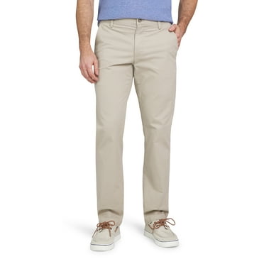 Chaps Men's & Big Men's Seacoast Wash Flex Twill Chino Pants, Waist Sizes 30-42
