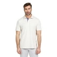 thumbnail image 1 of Chaps Men's & Big Men's Seacoast Wash Slub Pique Polo Shirt with Short Sleeves, Sizes S-2XL, 1 of 5