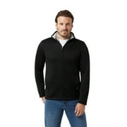 Chaps Men's & Big Men's Sherpa Lined Fleece Snap Front Sweater Jacket