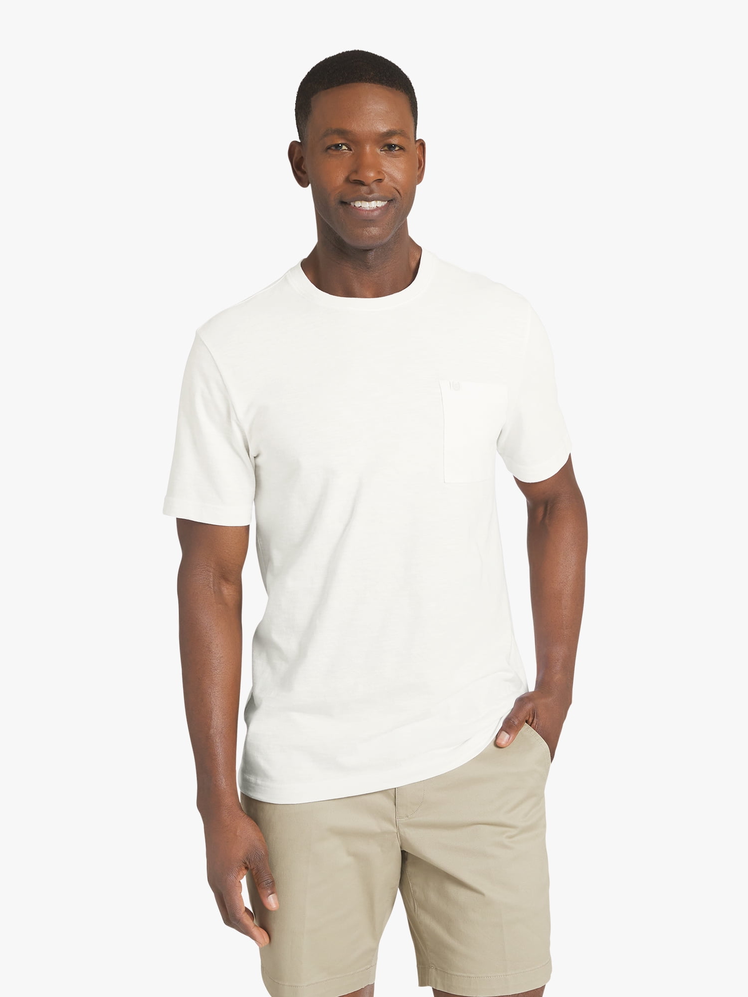 Chaps Men's & Big Men's Short Sleeve Slub Pocket T-Shirt, Sizes S-3XL