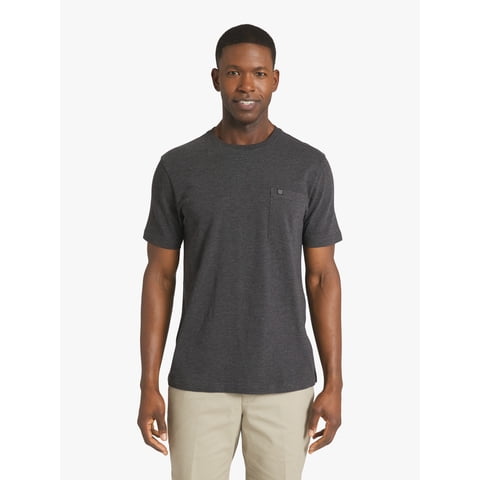 Men's & Big Men's Short Sleeve Slub Pocket T-Shirt, Sizes S-3XL
