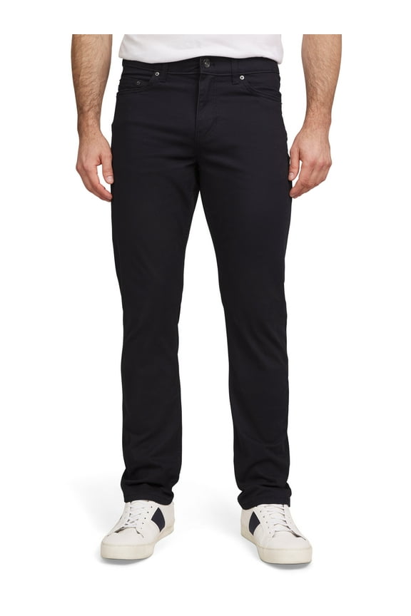 Men's & Big Men's Slim Straight Fit 5-Pocket Khaki Pants