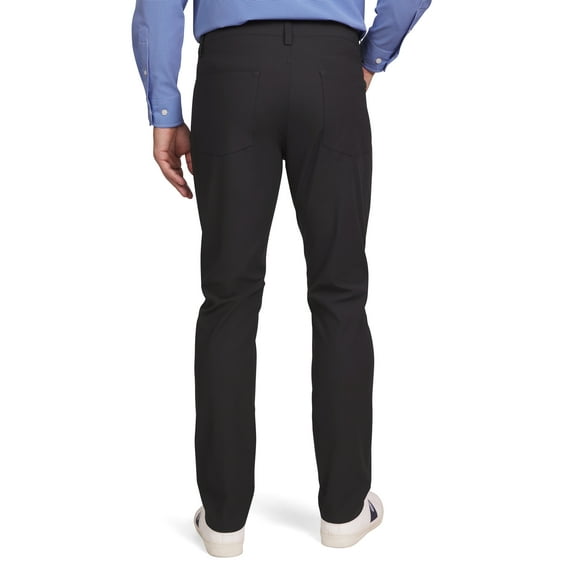 Chaps Men's & Big Men's Straight Tapered Fit Pants with Pockets