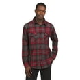 thumbnail image 1 of Chaps Men's & Big Men's Stretch Knit Flannel Button Down Shirt, Sizes S - 2XL, 1 of 6