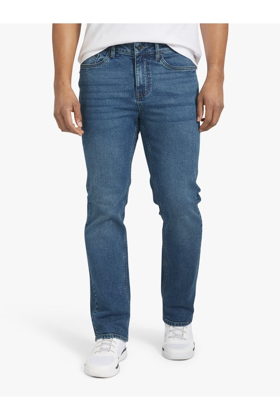 Men's & Big Men's Stretch Relaxed-Fit Denim Jeans, Sizes 30-42