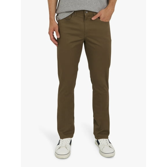 Chaps Men's & Big Men's Stretch Twill 5-Pocket Pant, Sizes 30-42