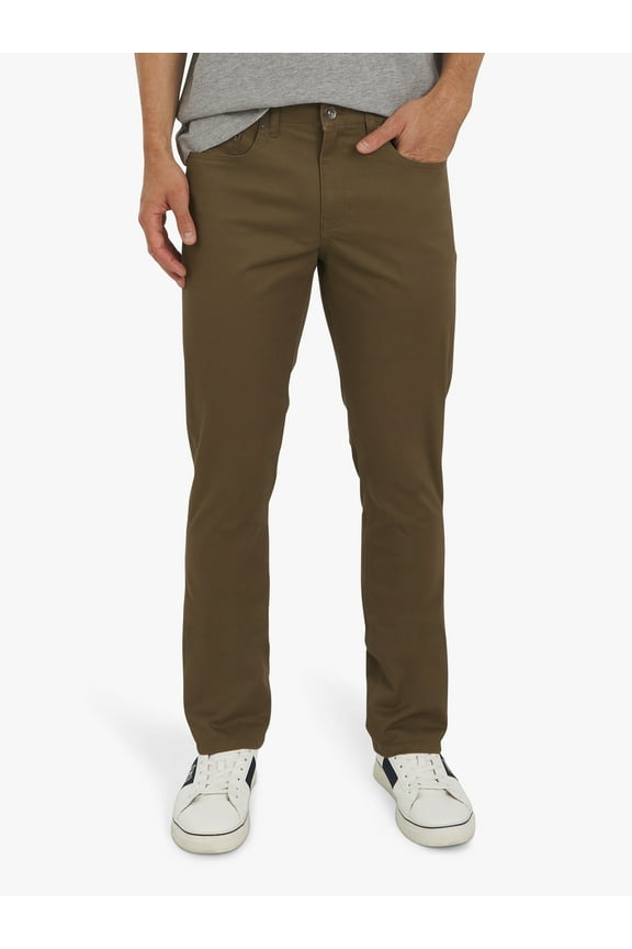 Men's & Big Men's Stretch Twill 5-Pocket Pant, Sizes 30-42